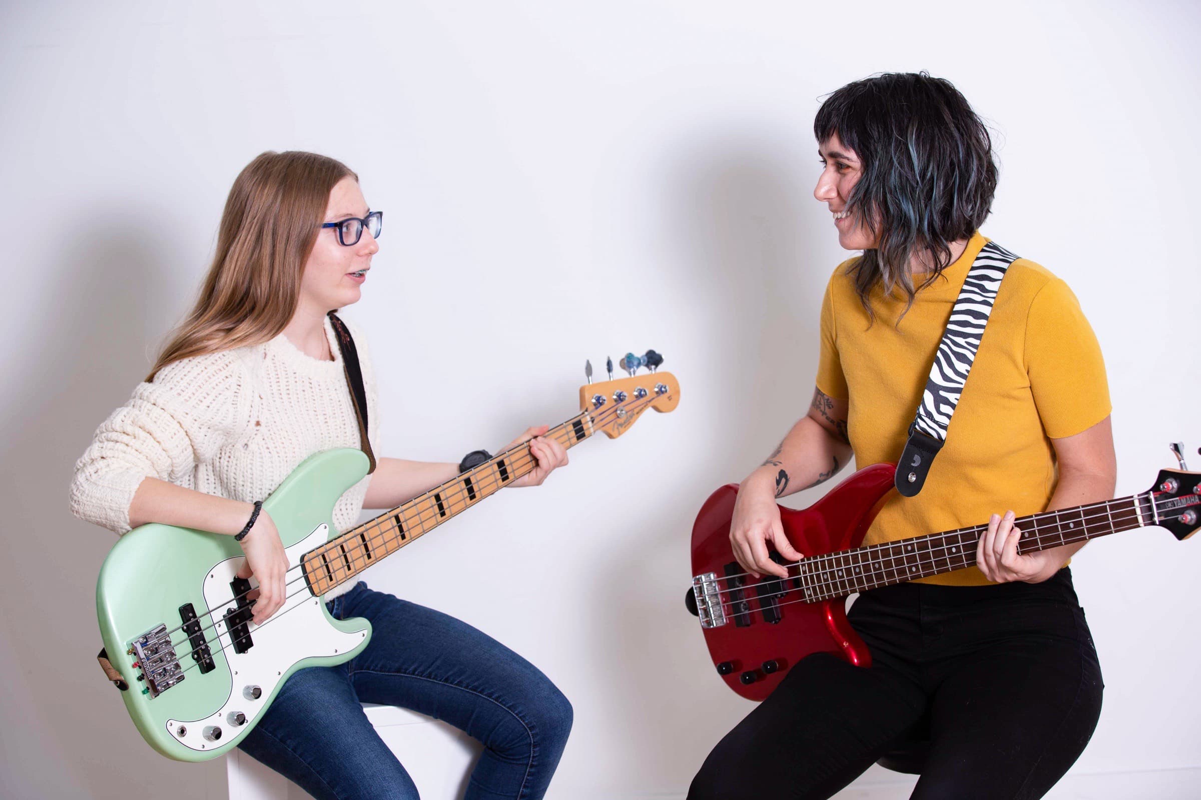 Bass guitar private lesson at Wynwood School of Music