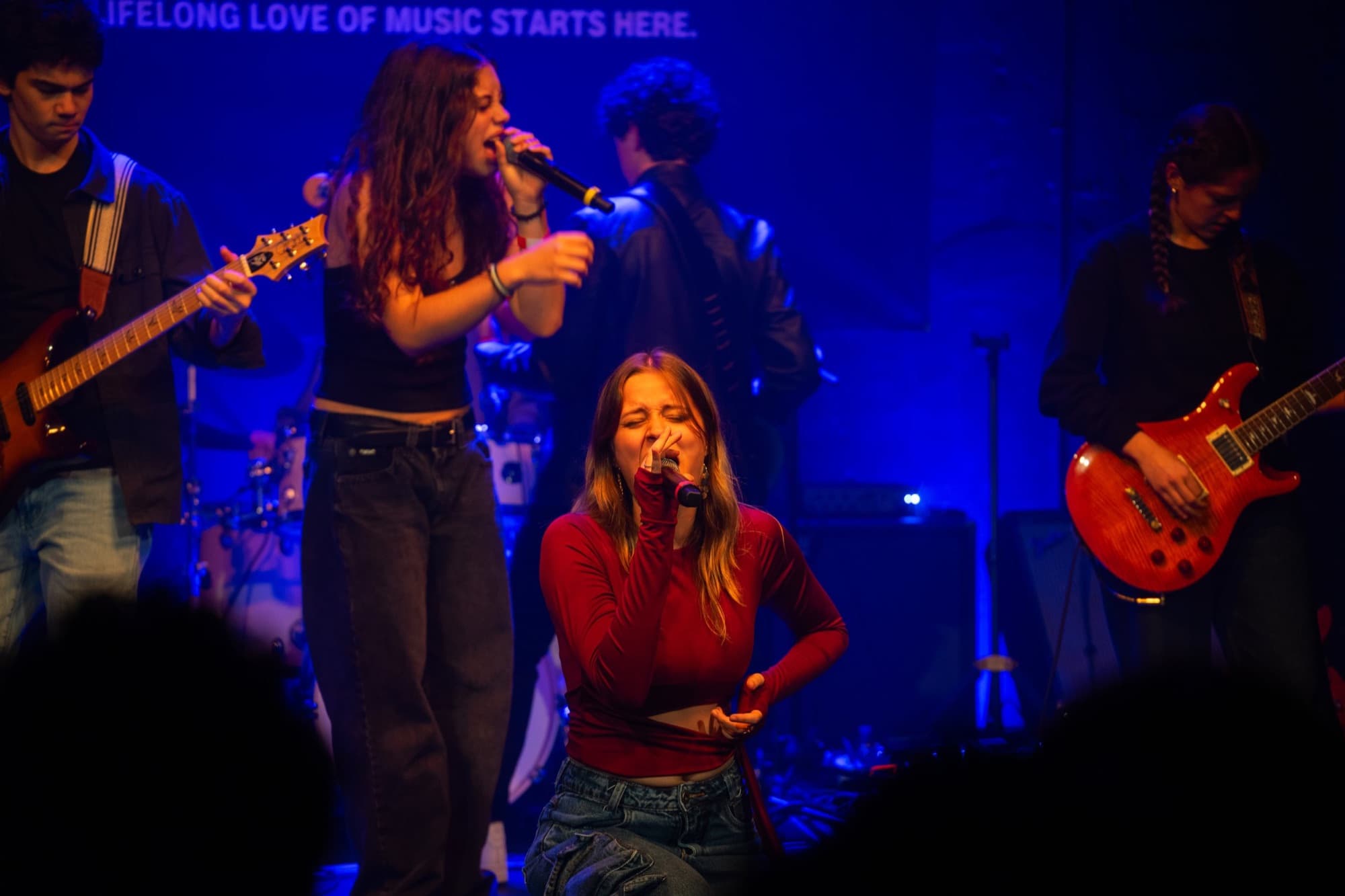Rock Ambassadors performing live on stage