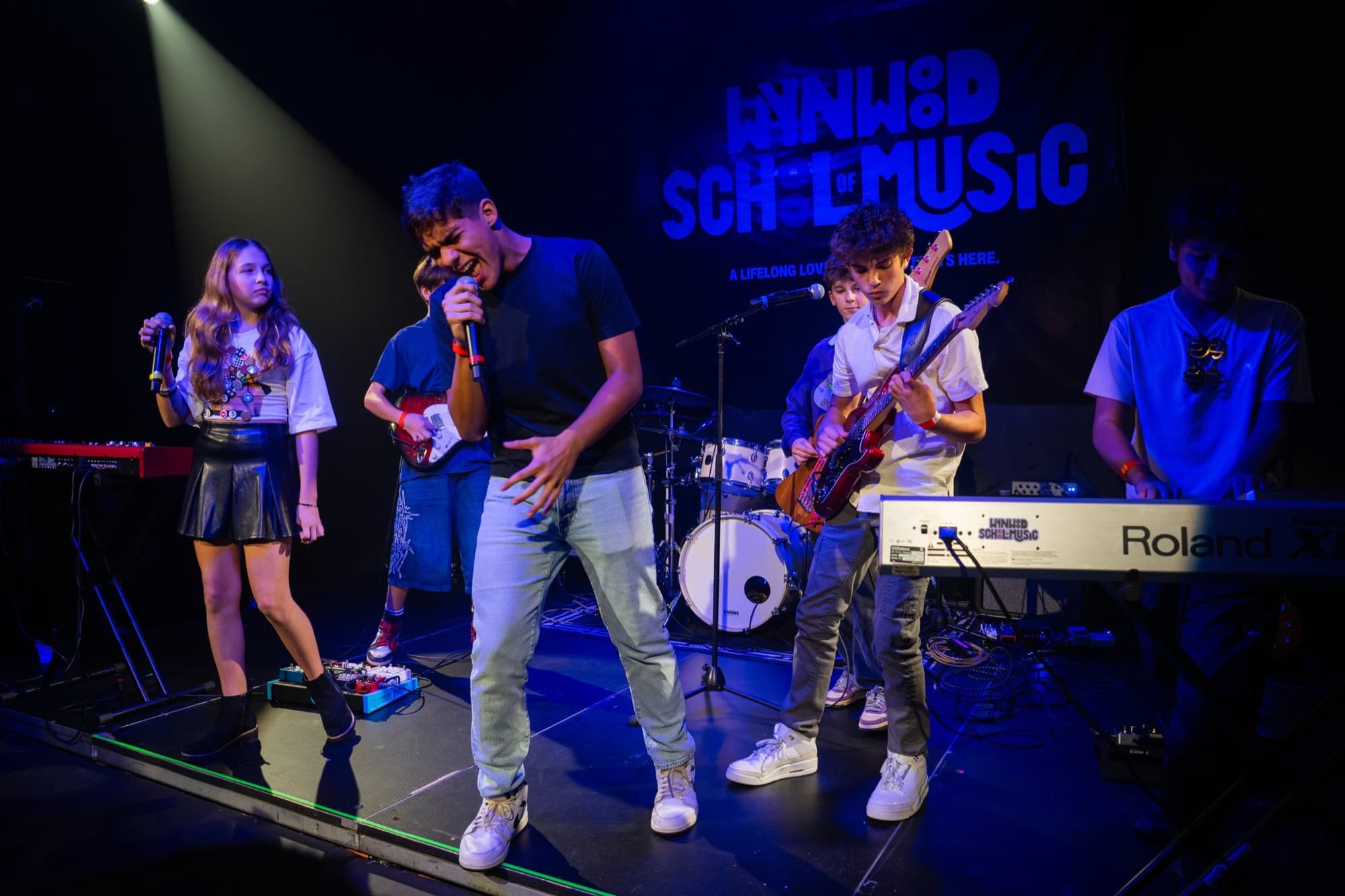 Rock Legends band performing together
