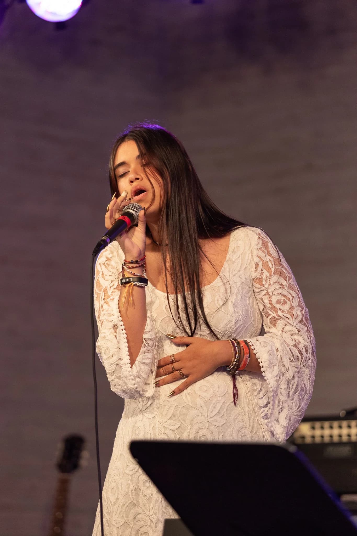 WSM student performing on stage